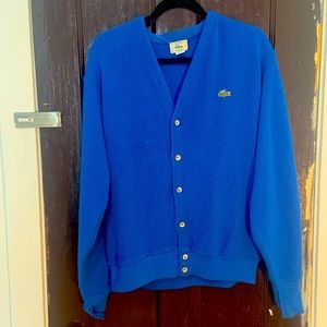 Vintage 90s’ Lacoste Cardigan Sweater